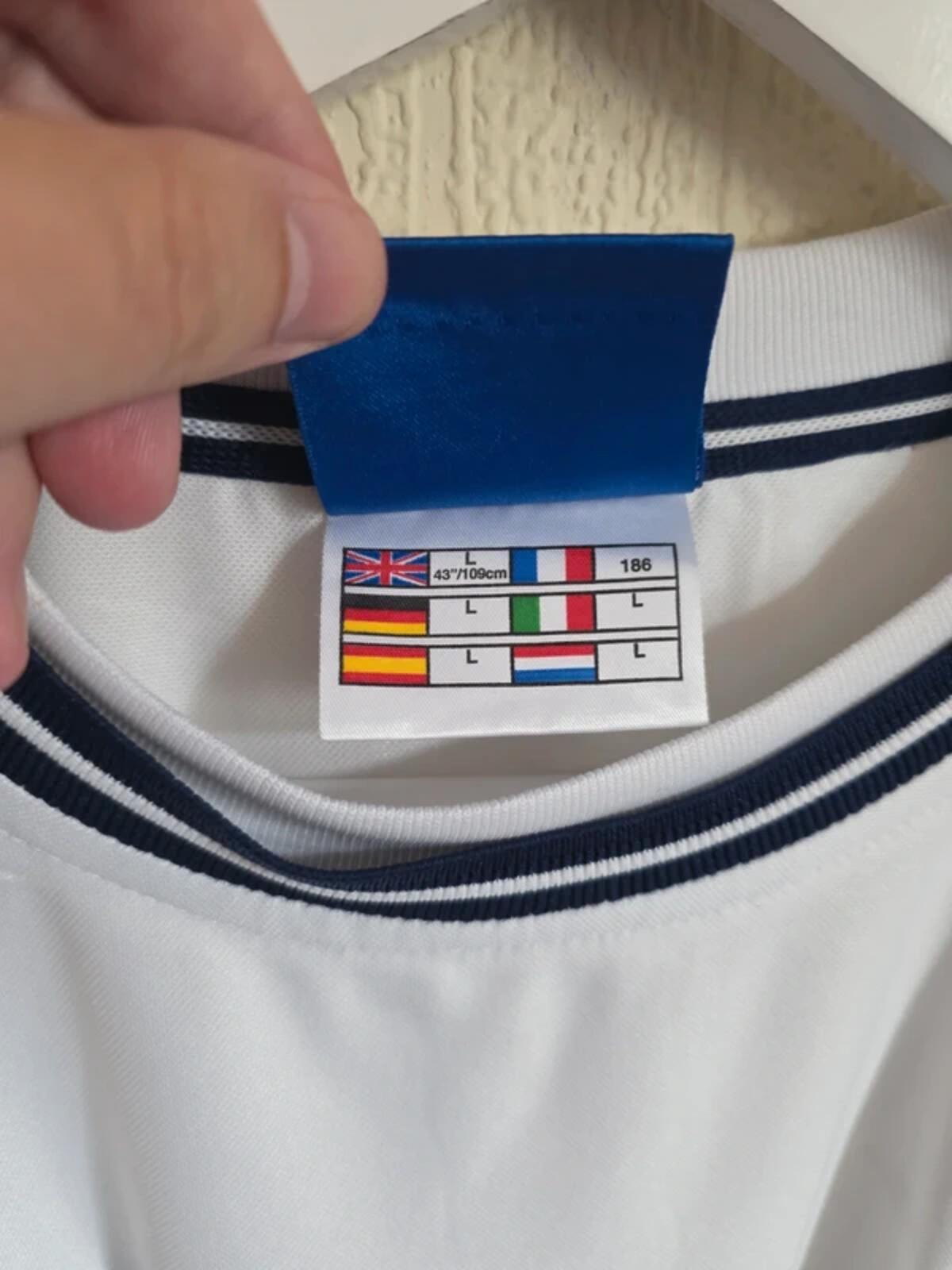 England 1999 Euro 2000 Umbro Home Shirt long sleeved, Large