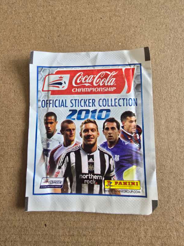 Panini Coca Cola championship 2010 unopened pack