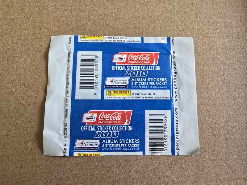 Panini Coca Cola championship 2010 unopened pack
