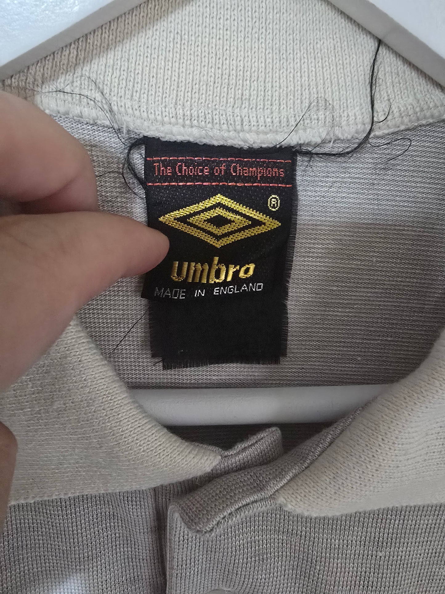 Newcastle United 1983 Umbro Japan Tour polo, Player worn - Large