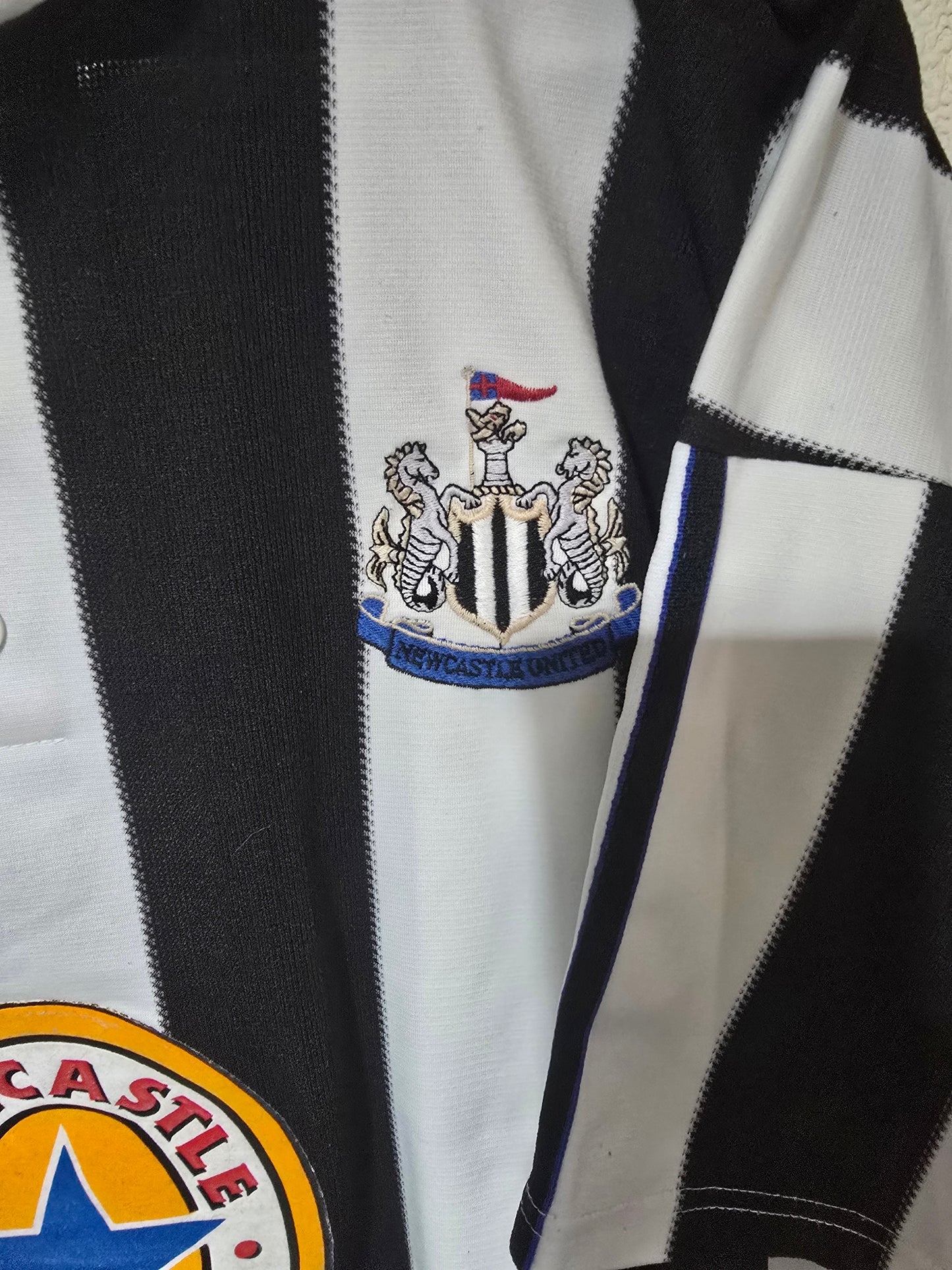 Newcastle United 1995/96 Adidas Home Shirt #9 SHEARER - XXL
