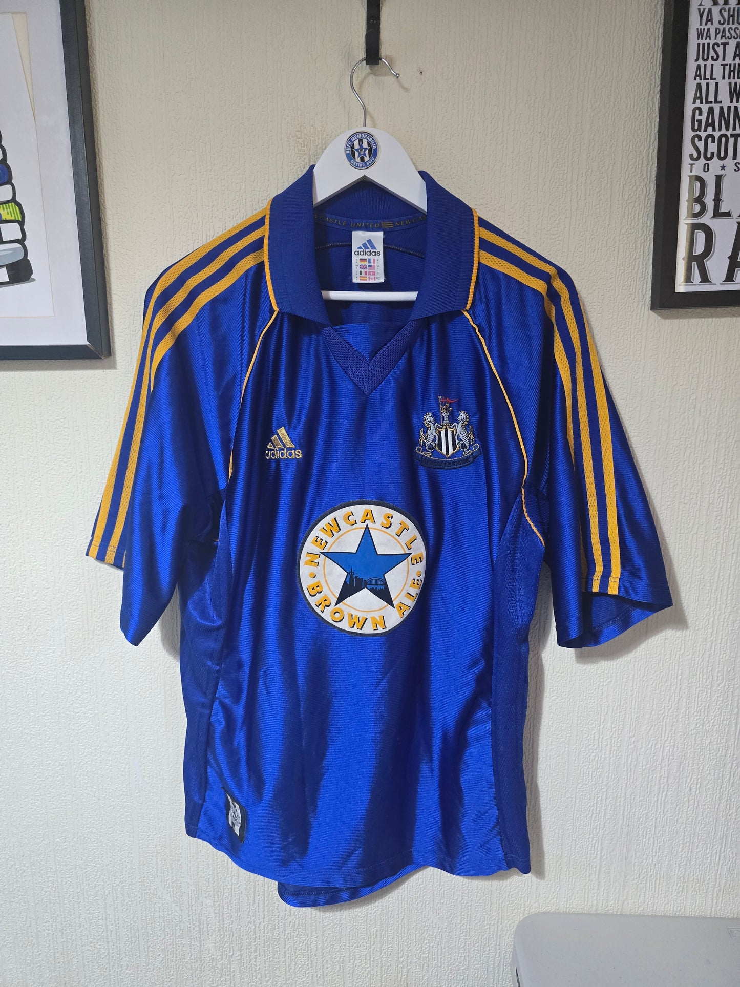 Newcastle United 1998/99 Adidas Away Shirt - Large
