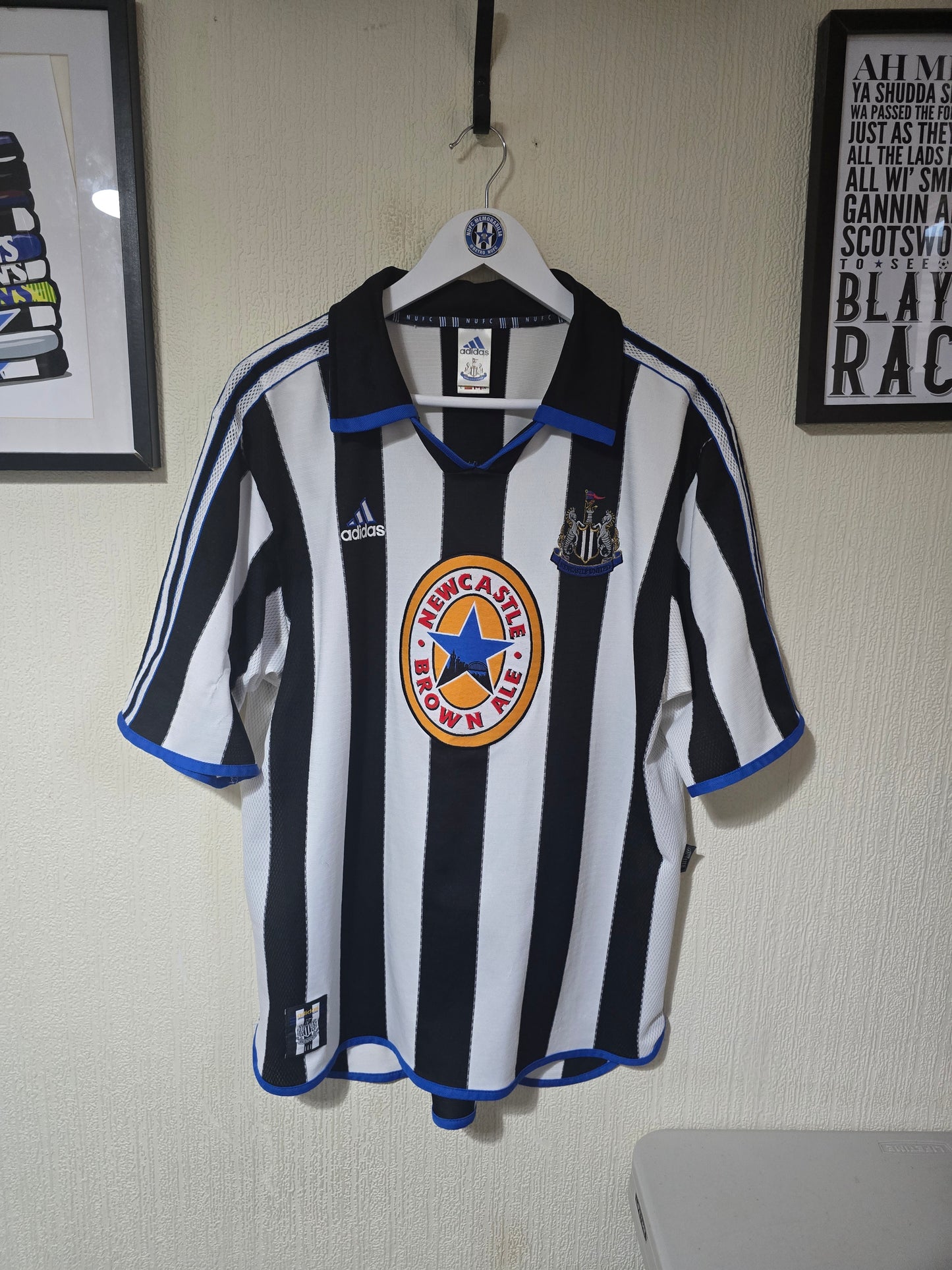 Newcastle United 1999/00 Adidas Home Shirt - Large