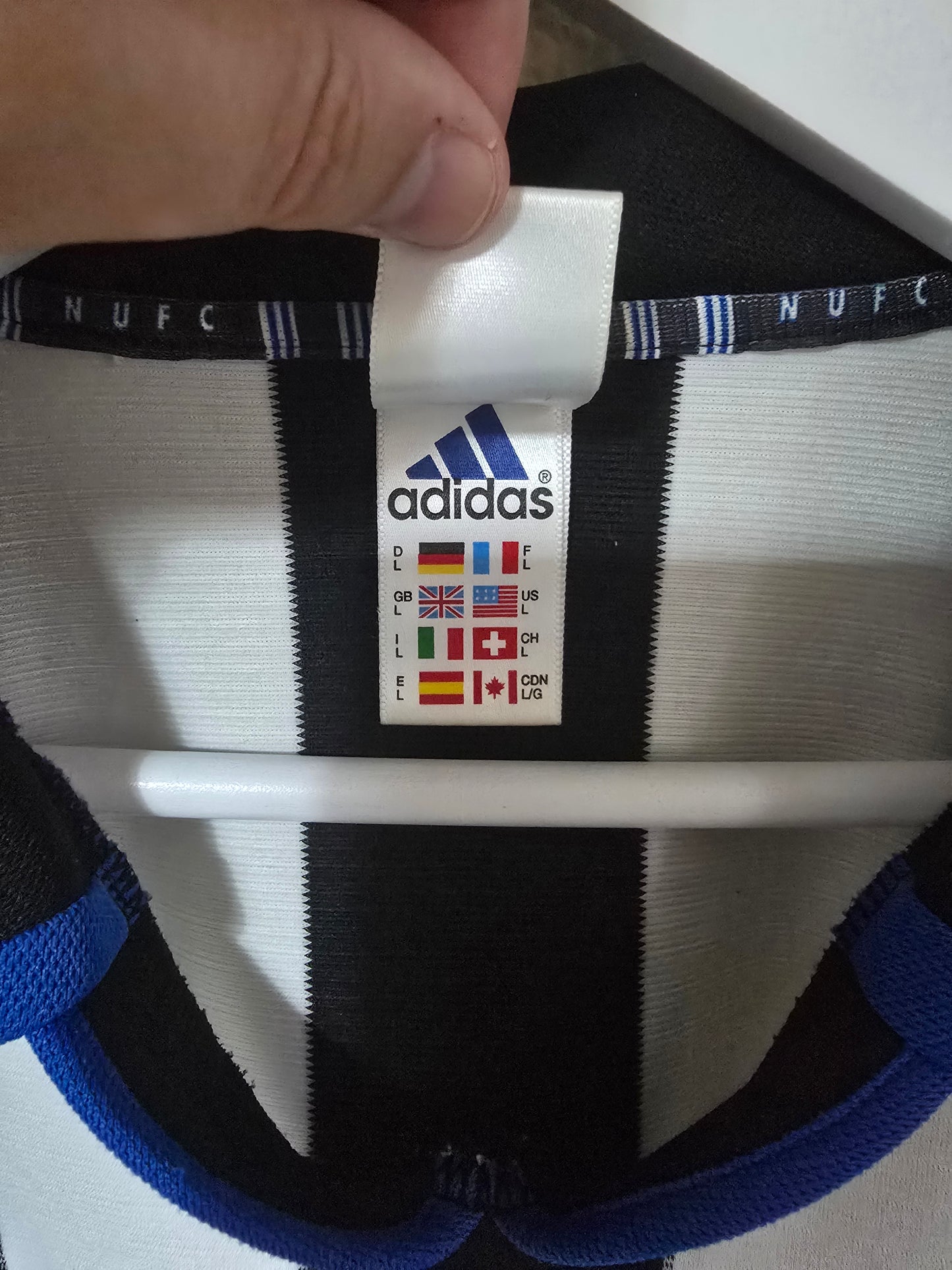 Newcastle United 1999/00 Adidas Home Shirt - Large