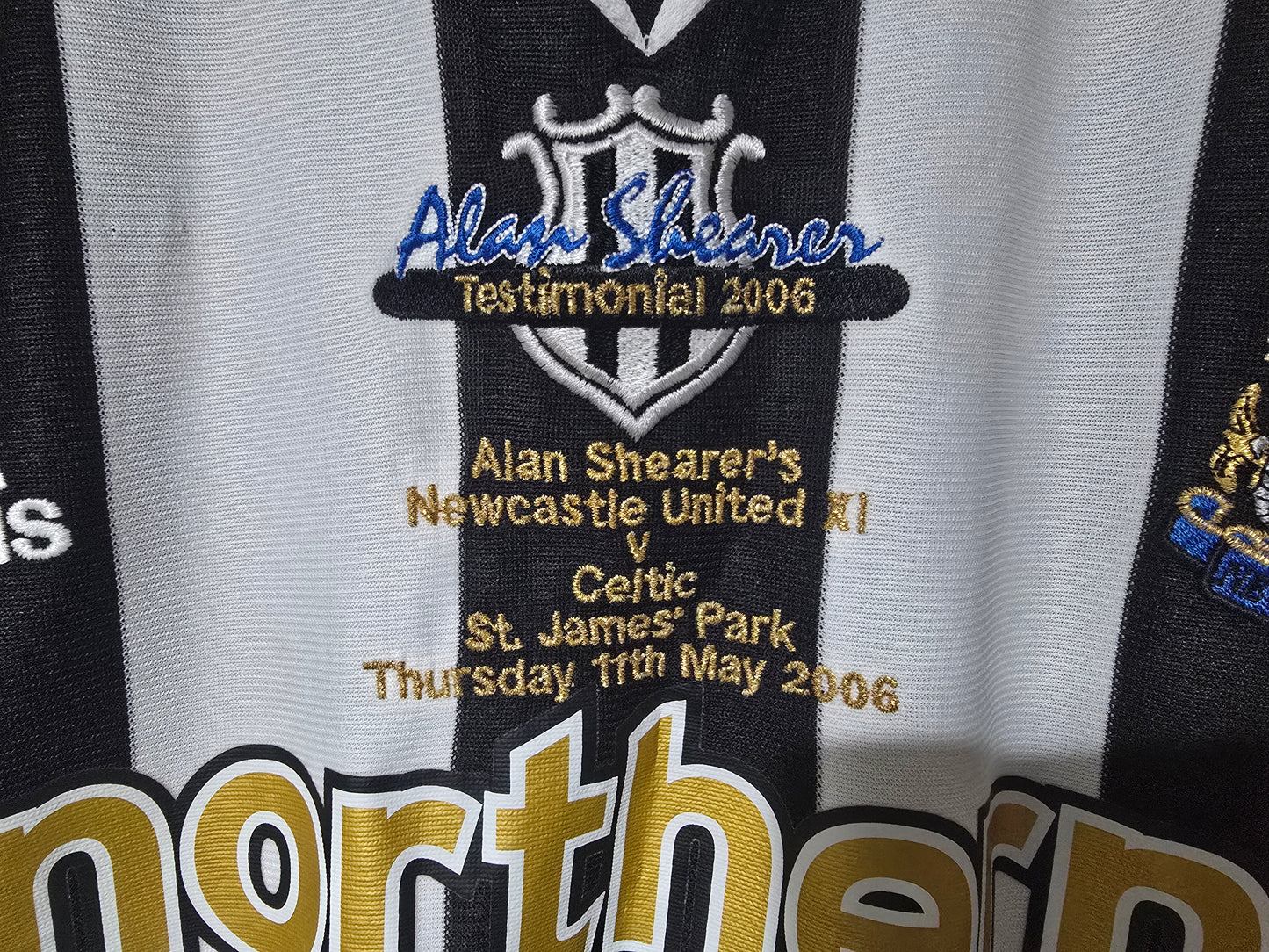 Newcastle United 2005/07 Adidas Alan Shearer Testimonial Shirt - Small