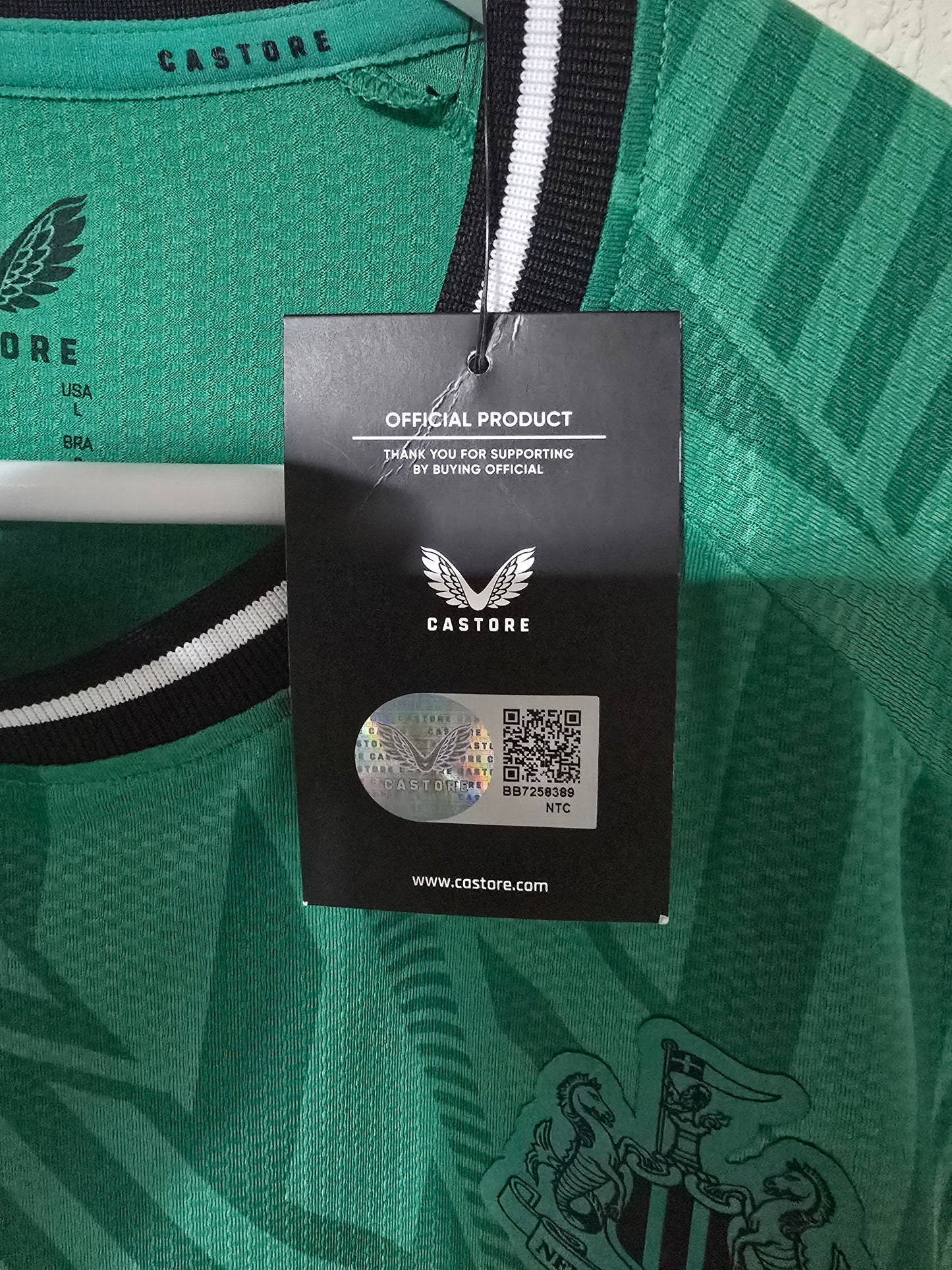 Newcastle United 2023/24 Castore Player Edition Away Shirt, Champions League BNWT #7 JOELINTON - XL