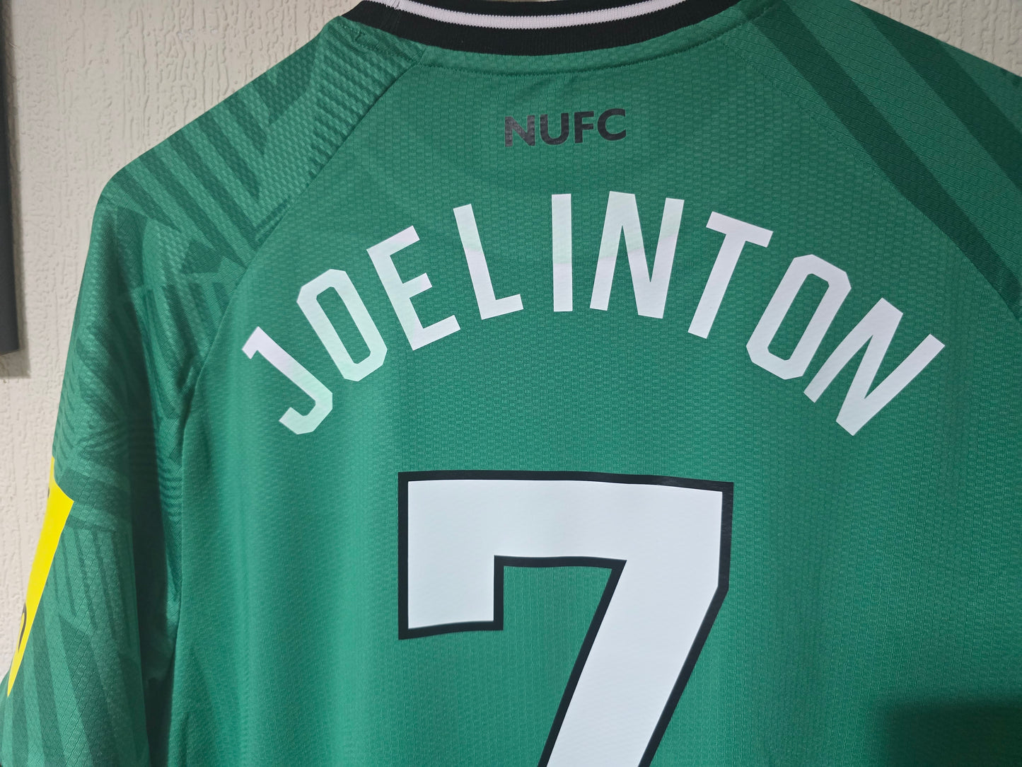 Newcastle United 2023/24 Castore Player Edition Away Shirt, Champions League BNWT #7 JOELINTON - XL