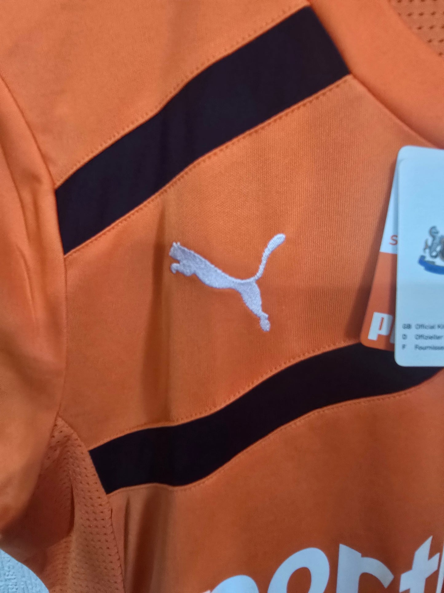 Newcastle United 2011/12 Puma away shirt BNWT #18 JONAS - Women's 12