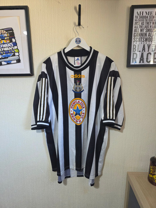 Newcastle United 1997/99 Adidas Home shirt - XXL