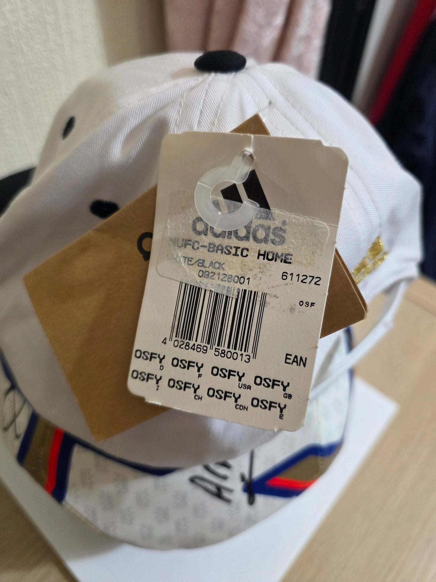 Newcastle United 90s Adidas Cap BNWT