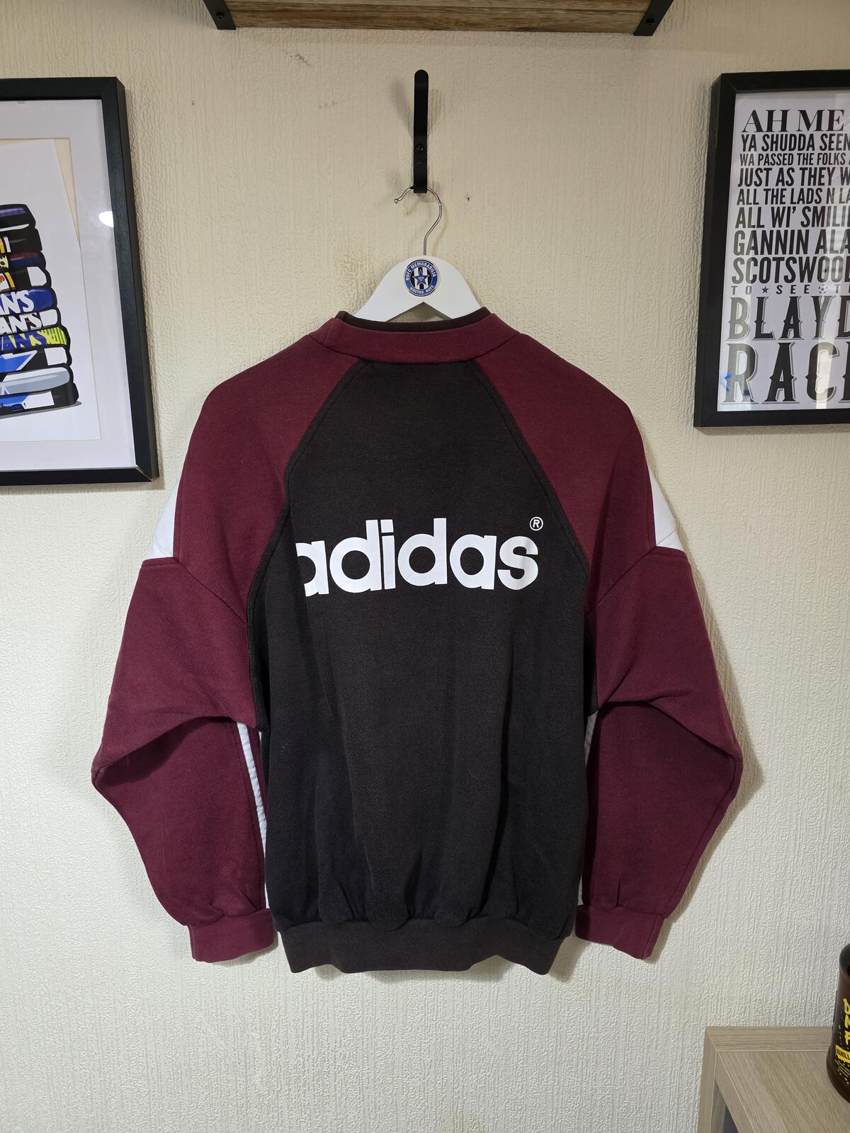 Newcastle United 1995/96 Adidas Sweatshirt - Medium