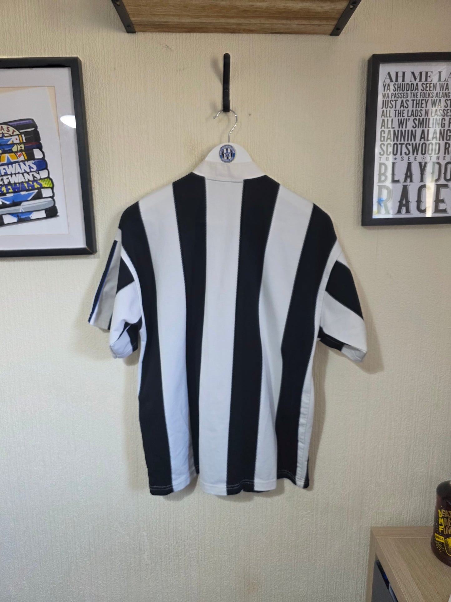 Newcastle United 1995/97 Adidas Home Shirt - Medium