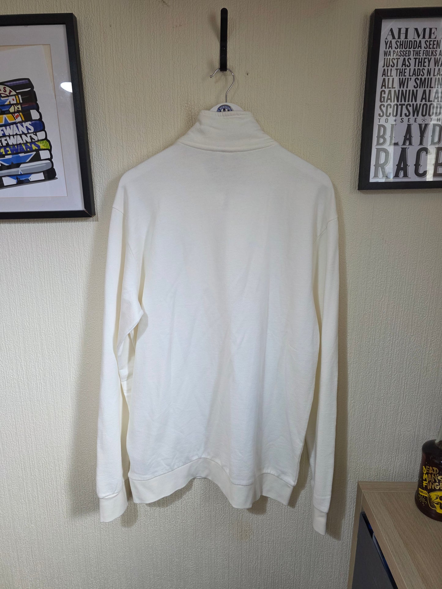 Newcastle United 2025/26 Adidas 1/4 zip, BNWT - Large