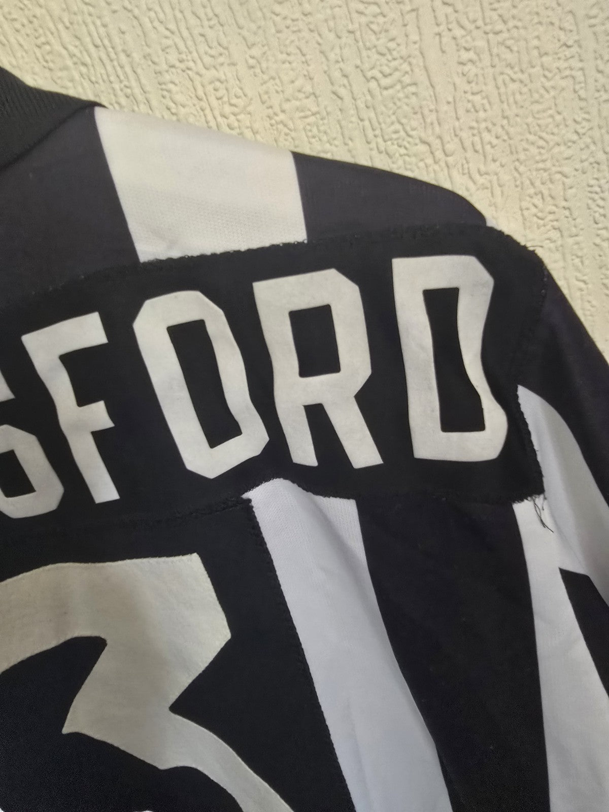 Newcastle United 1993/95 John Beresford Matchworn & Signed Home Shirt.