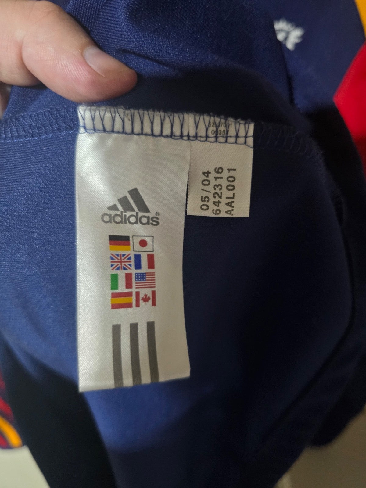 Spain 2004/05 Adidas Training 1/4 Zip - Large