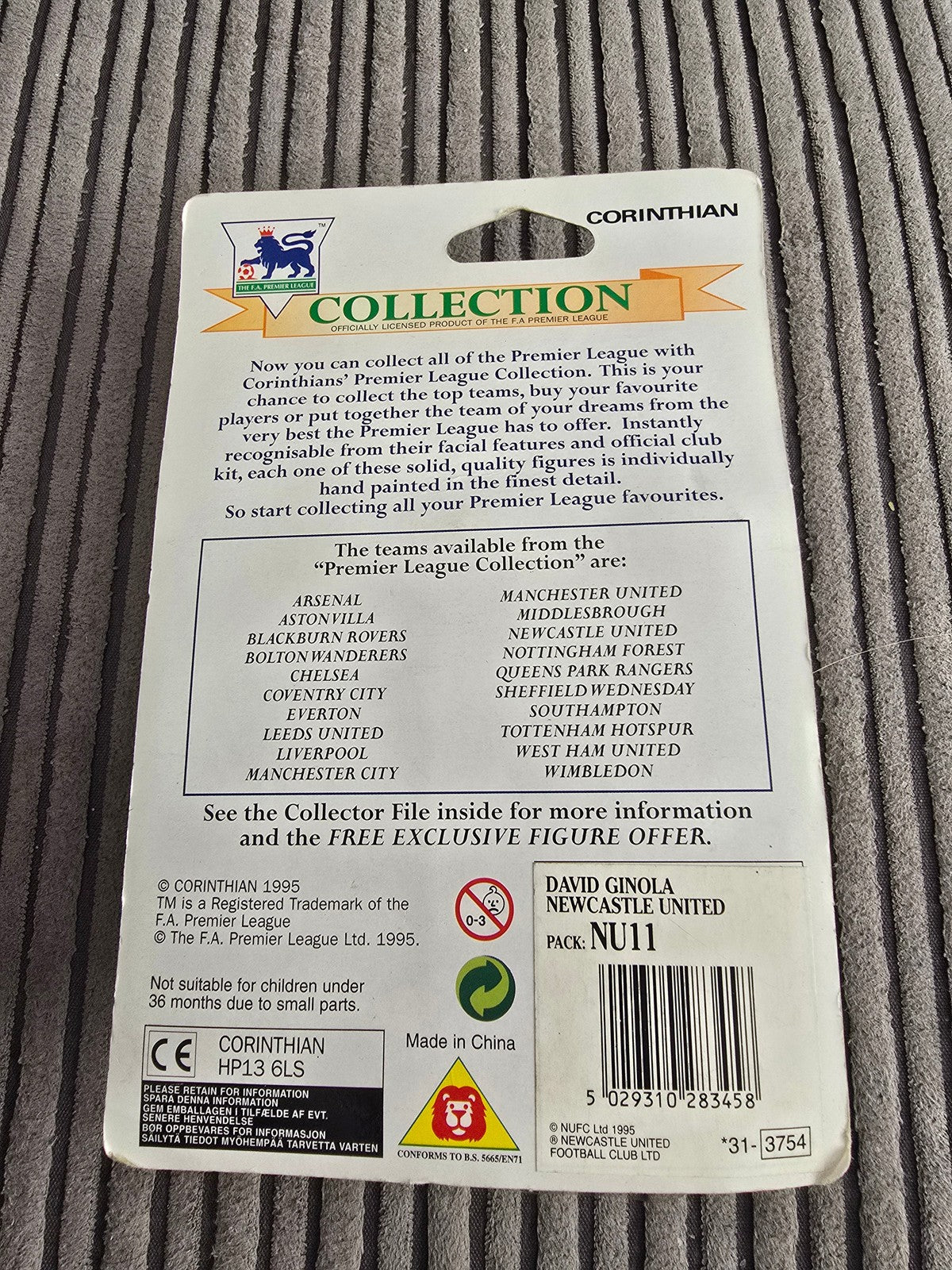 Newcastle United Corinthians David Ginola NU11