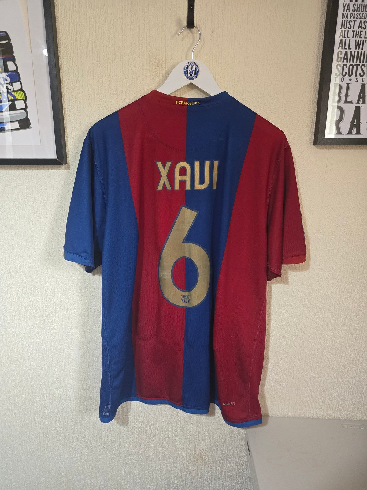 Barcelona 2006/07 Nike Home shirt #6 XAVI - XL