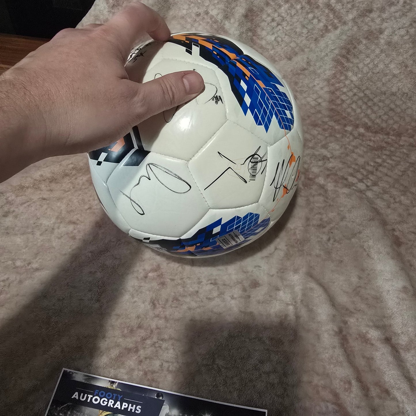 Newcastle United 2012/13 Signed ball with COA