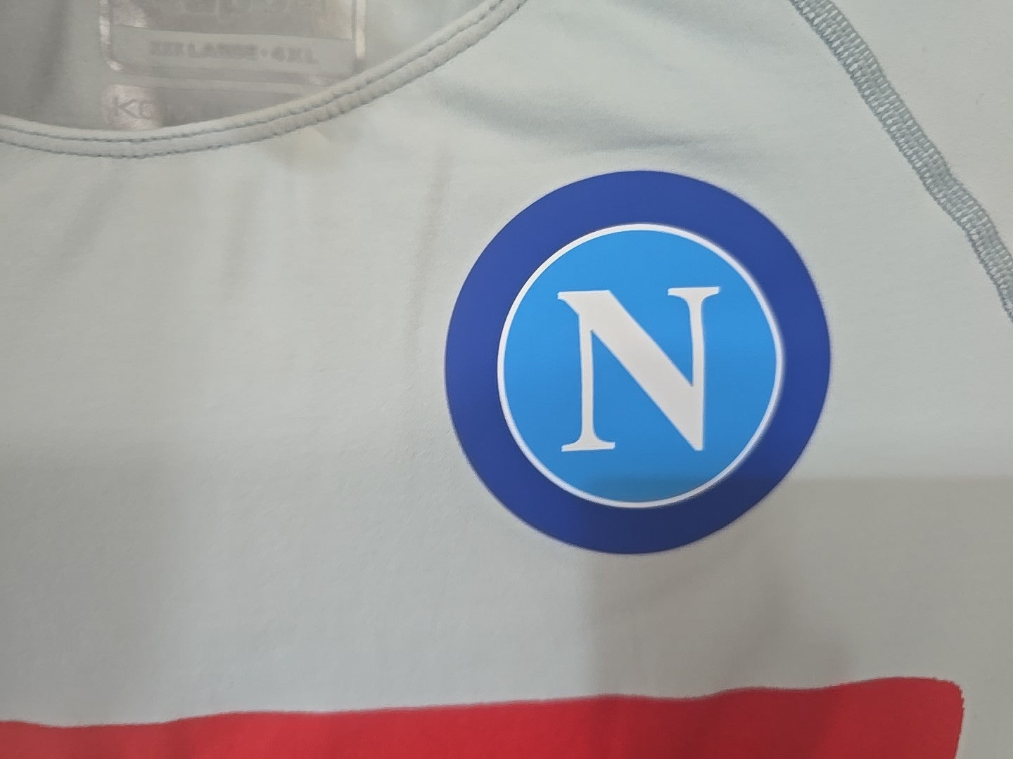 Napoli 2021/22 Kappa Grey Training Shirt BNWT 3/4XL