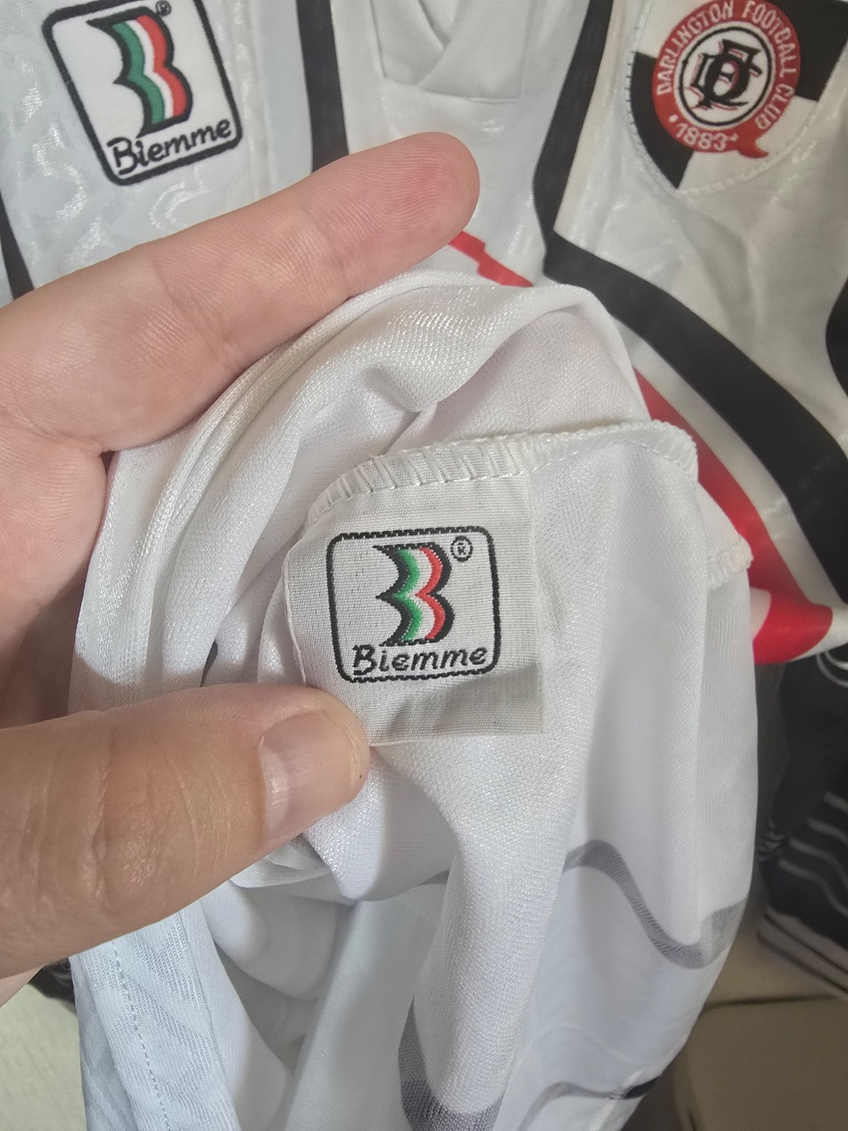 Darlington 1998/99 Long sleeved Biemma home shirt, BNIB - Medium