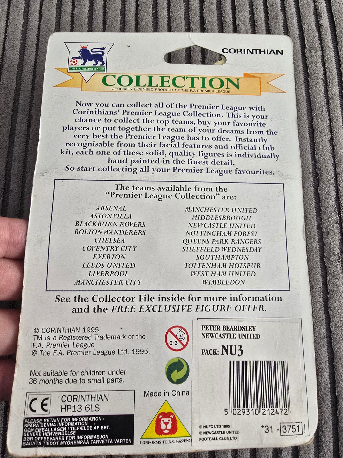 Newcastle United Corinthians Peter Beardsley NU3 #1