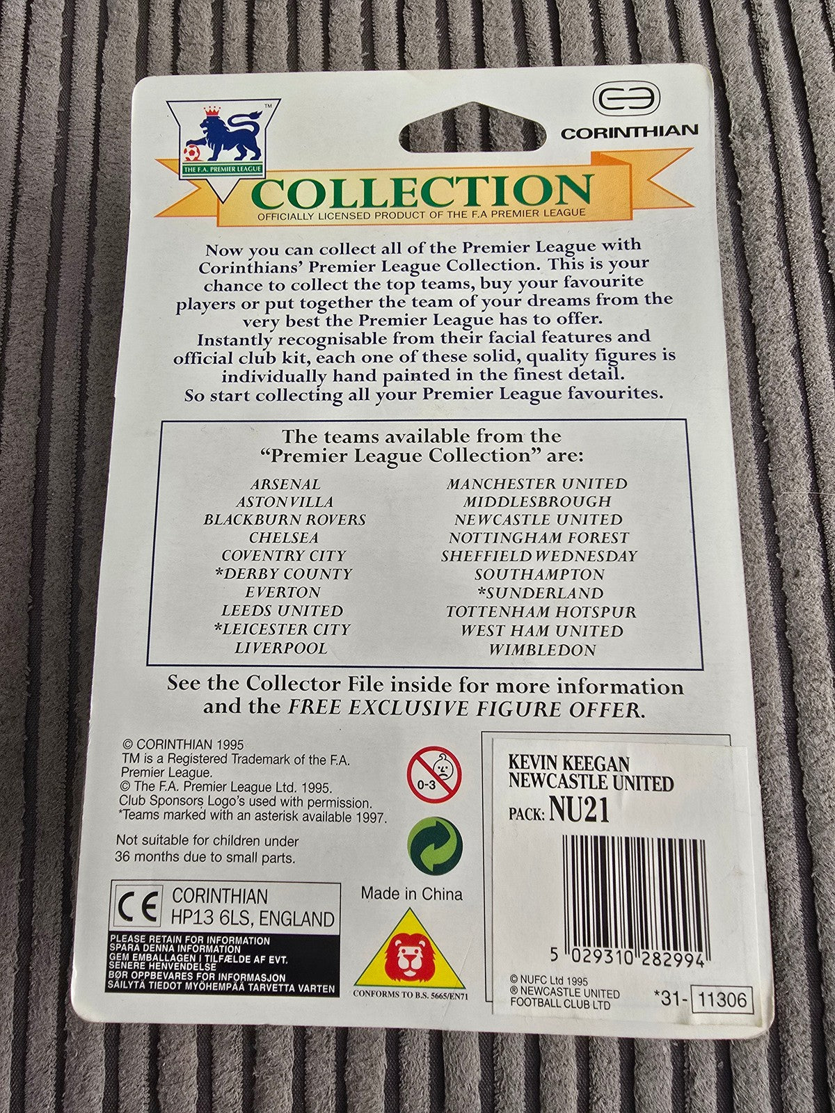 Newcastle United Corinthians Kevin Keegan NU21 #1