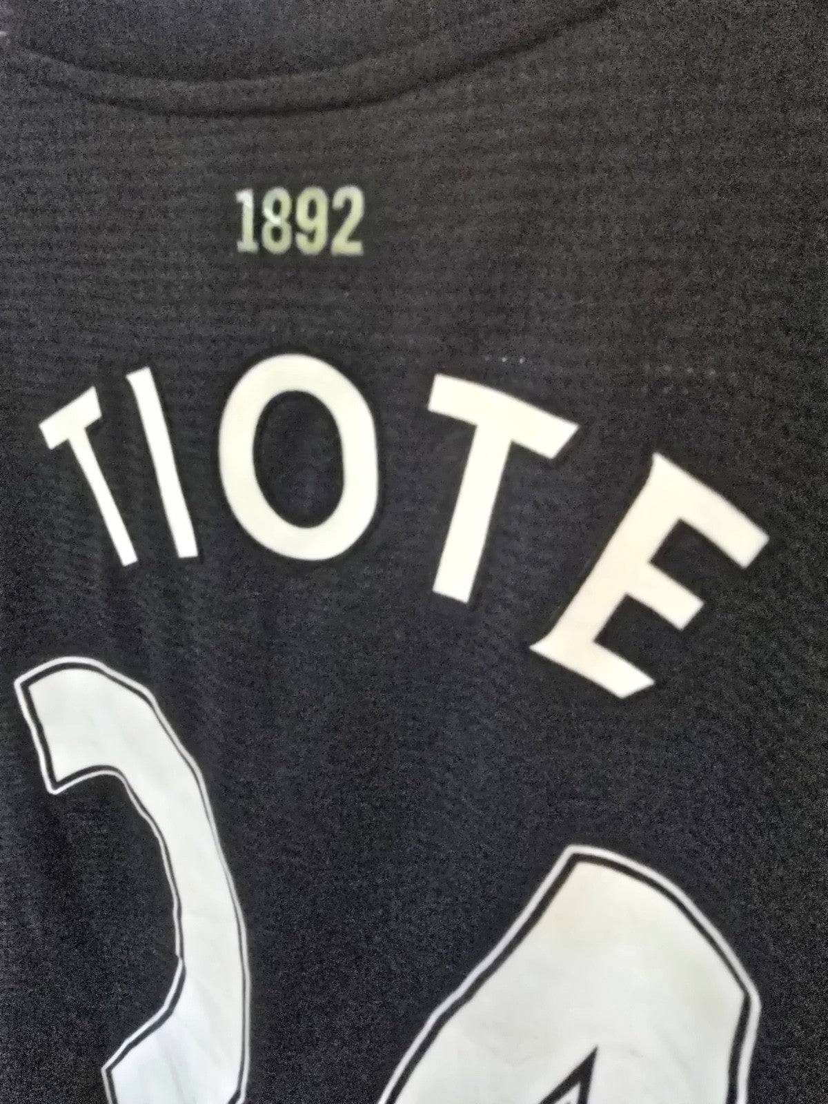 Newcastle United 2011/12 #24 TIOTE matchworn/signed away shirt