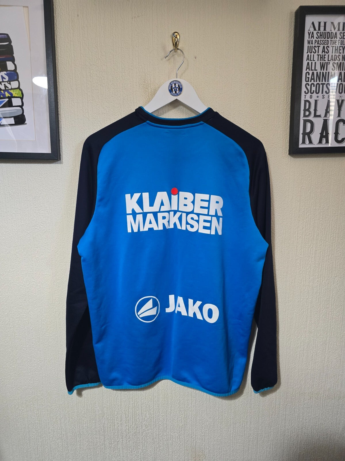 Karlsruher 2016/17 Niklas Hoffman worn training shirt, Jako, Medium
