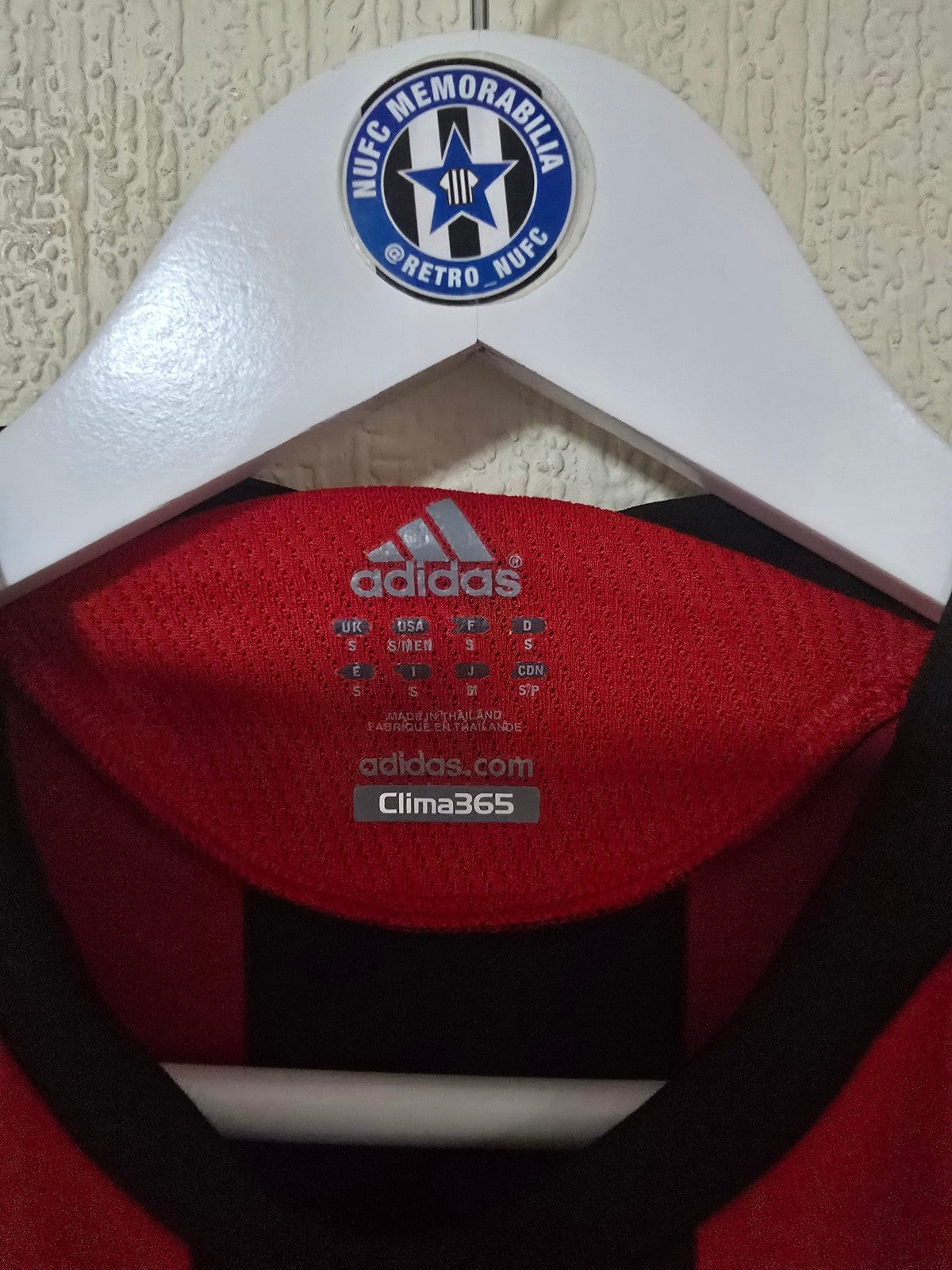 Ac MIlan 2006/07 Adidas home shirt, Small, #32 BECKHAM