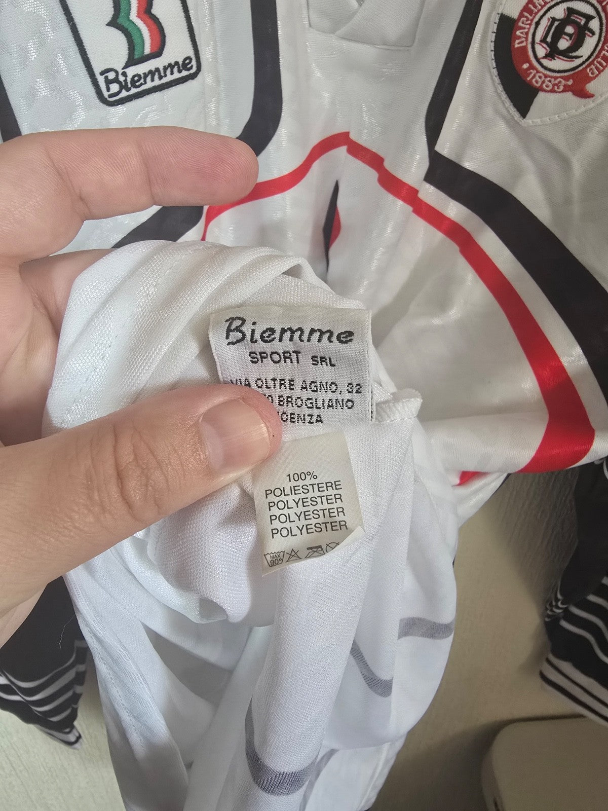 Darlington 1998/99 Long sleeved Biemma home shirt, BNIB - Medium