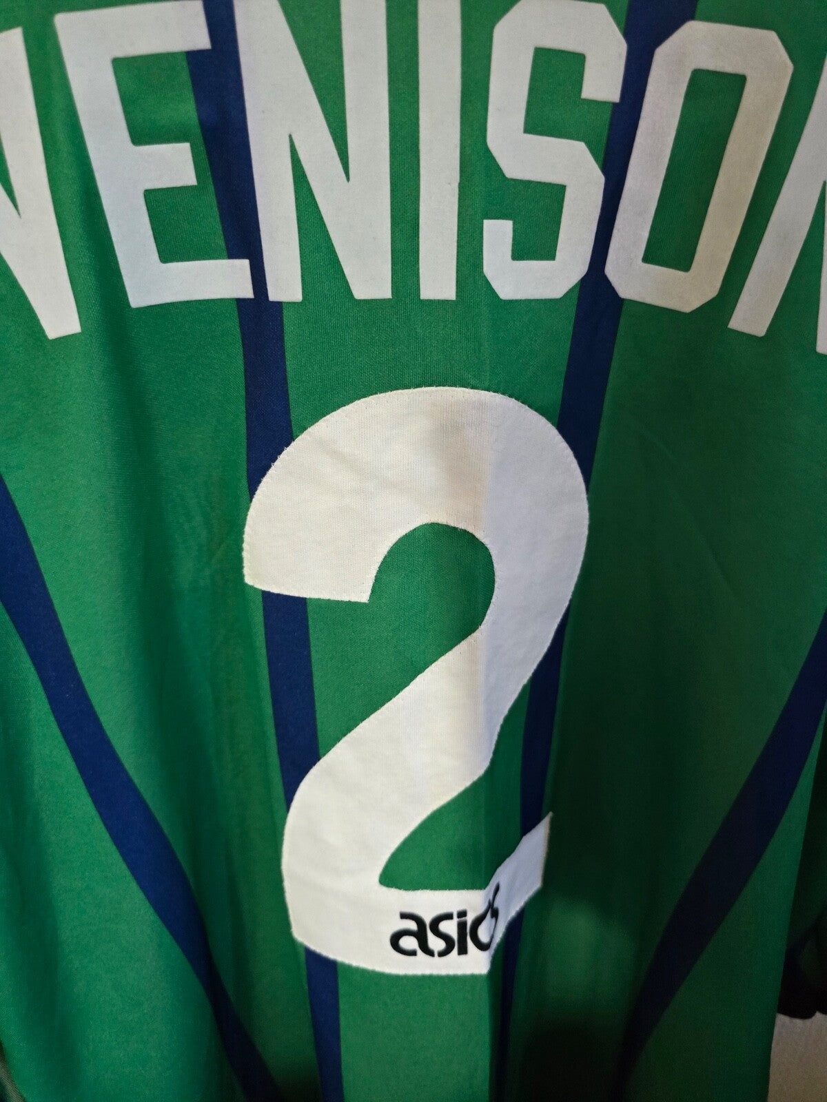 Newcastle United 1993/95 Matchworn third shirt Barry Venison v Sheff wed