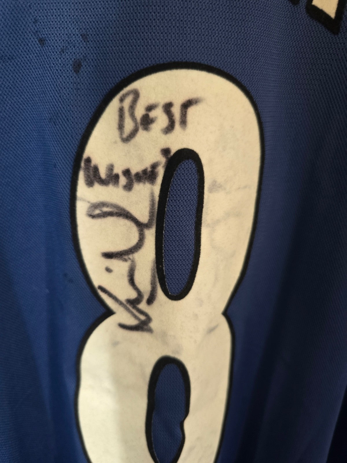 Newcastle United 2001/02 Kieron Dyer matchworn away shirt v Derby