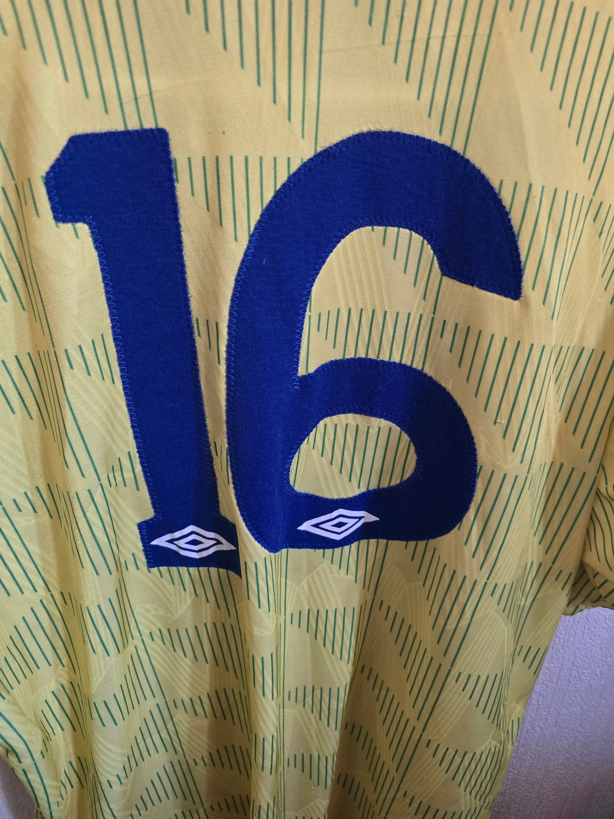 Newcastle United 1991/93 Matchworn away shirt #16