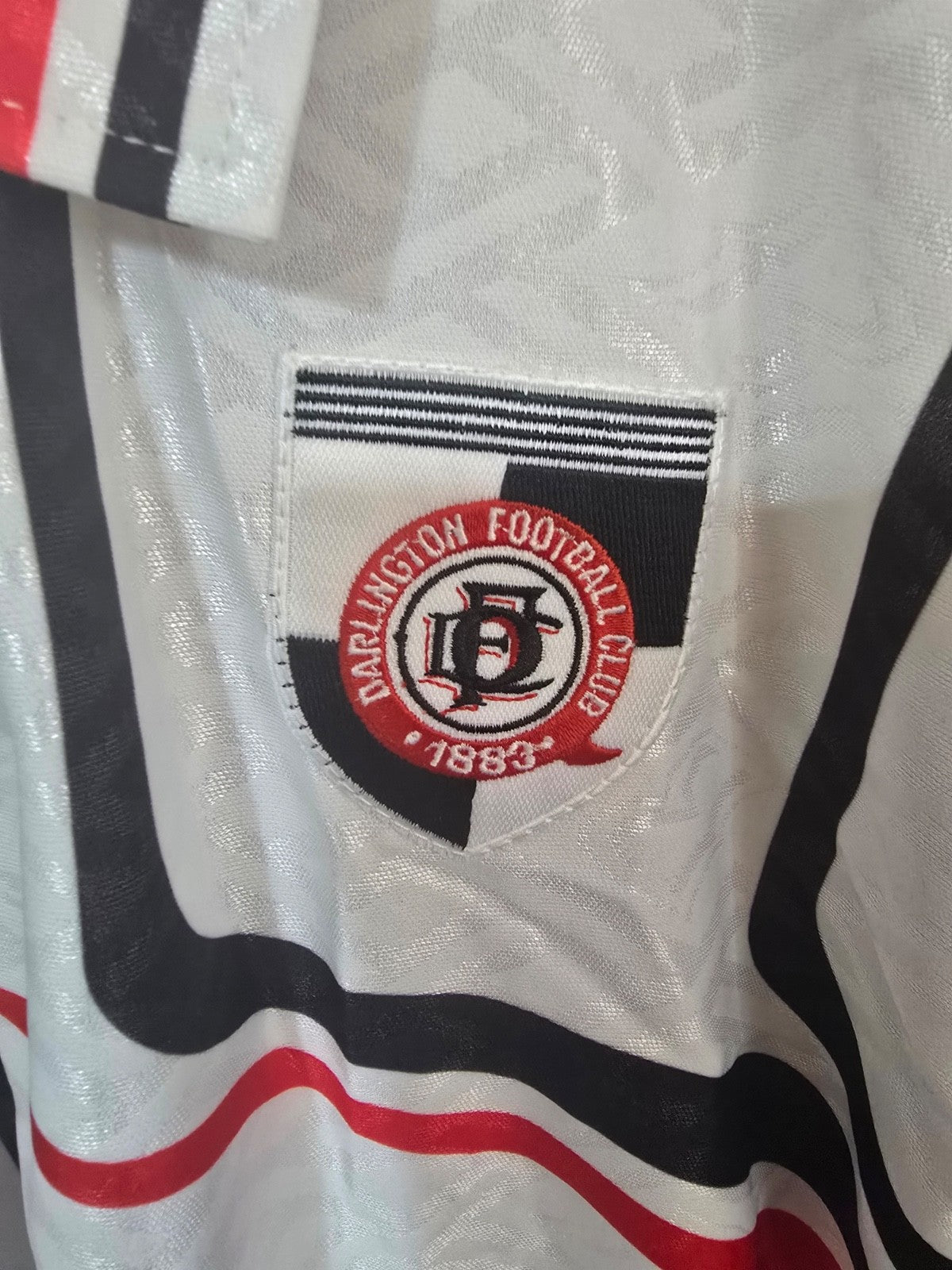 Darlington 1998/99 Long sleeved Biemma home shirt, BNIB - Medium