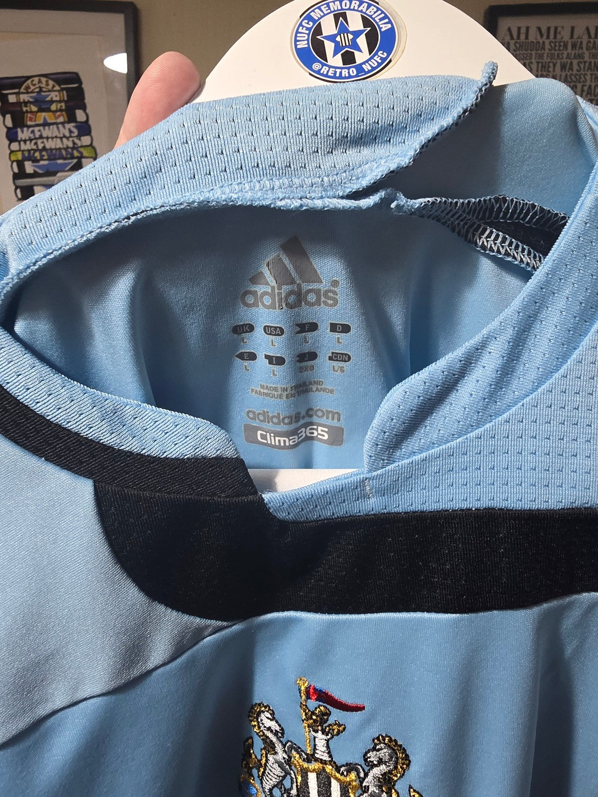 Newcastle United 2007/08 David Rozehnal matchworn shirt