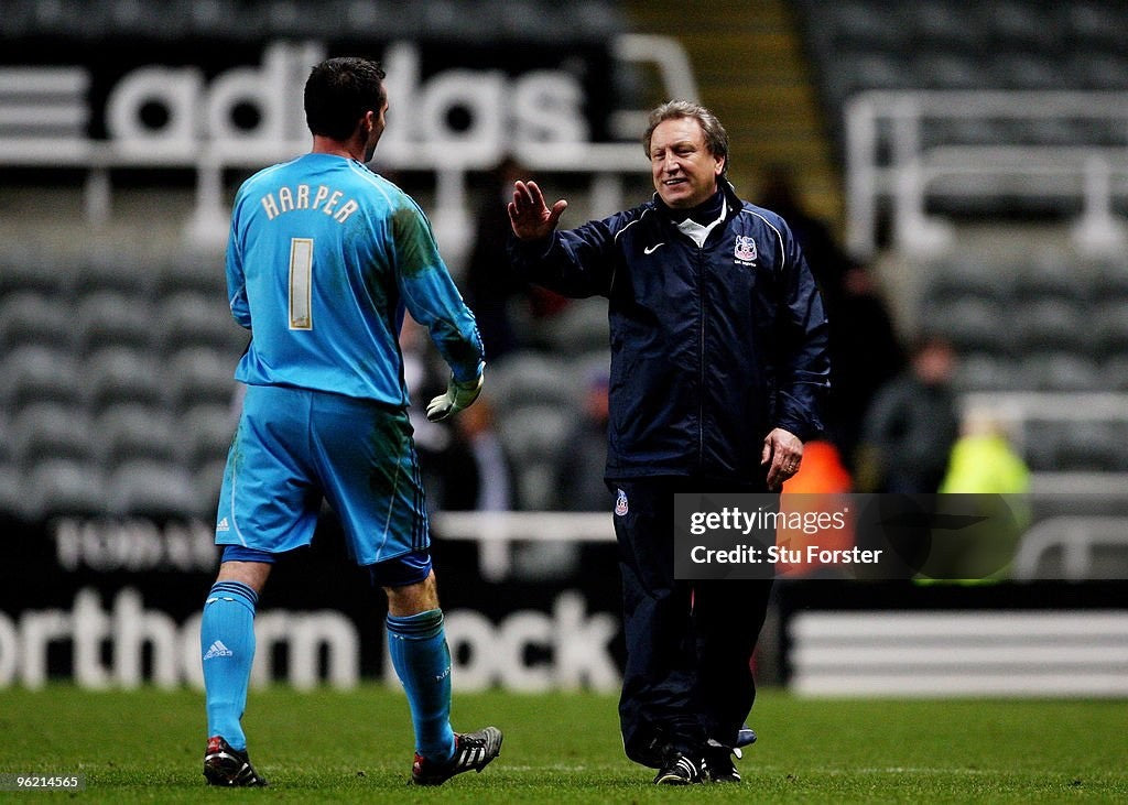 Newcastle United 2009/10 Steve Harper matchworn shirt v Crystal Palace