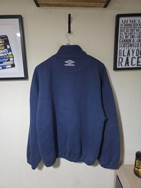 England 2000/02 Umbro 1/4 zip sweatshirt - Medium