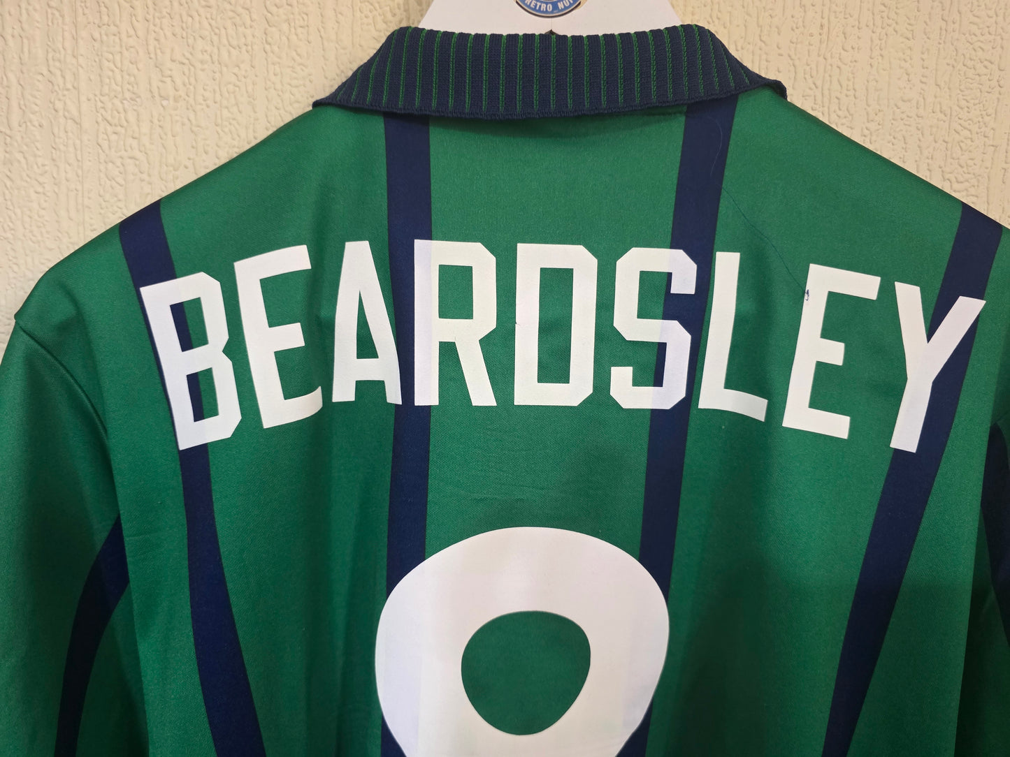 Newcastle United 1993/95 Asics third shirt #8 BEARDSLEY - Large