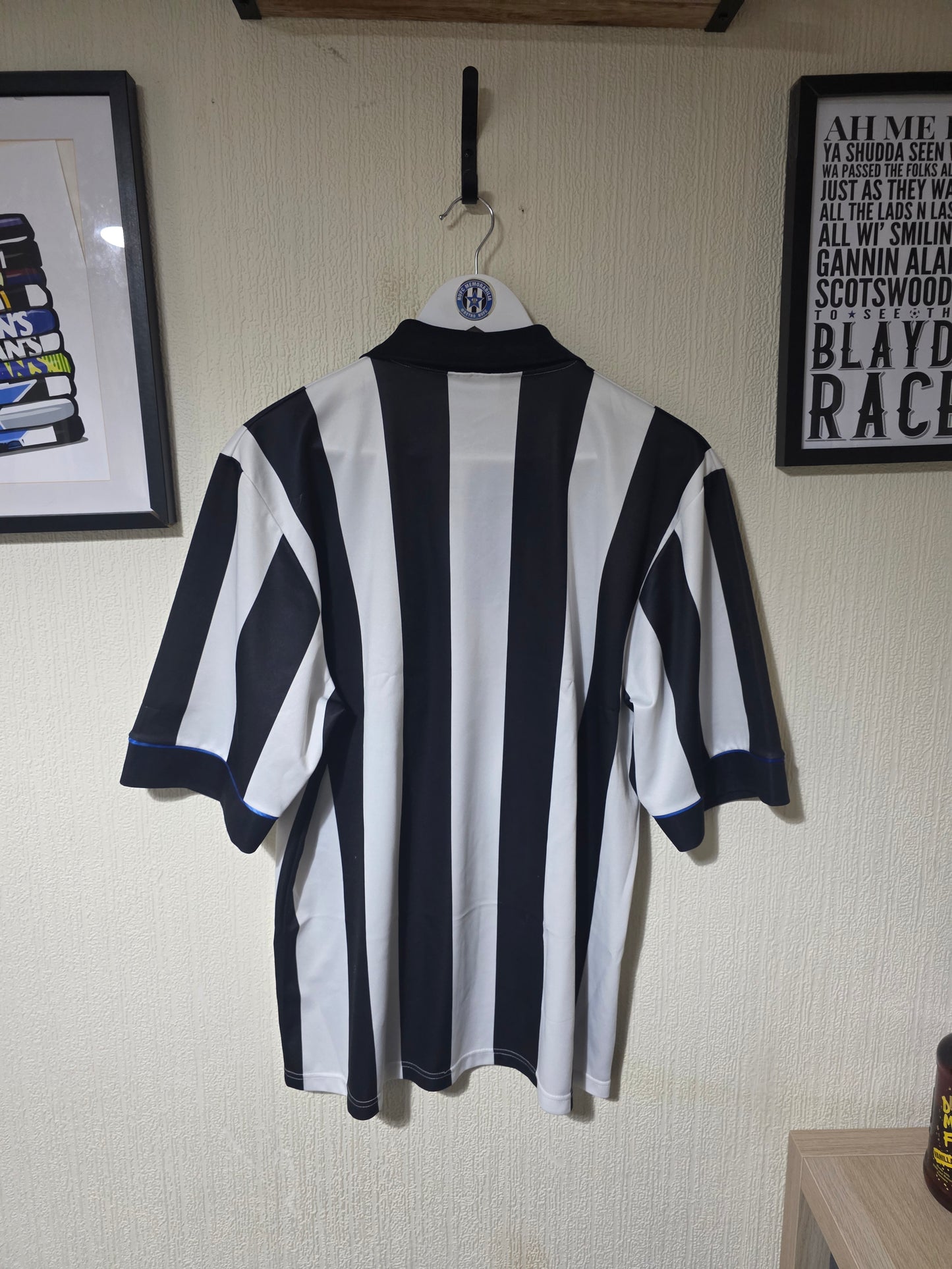 Newcastle United 1993/95 Asics Home Shirt, 1st Division winners embroidery