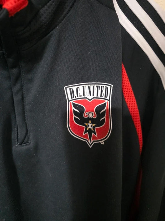DC United 2006 Adidas 1/4 zip sweatshirt, Large
