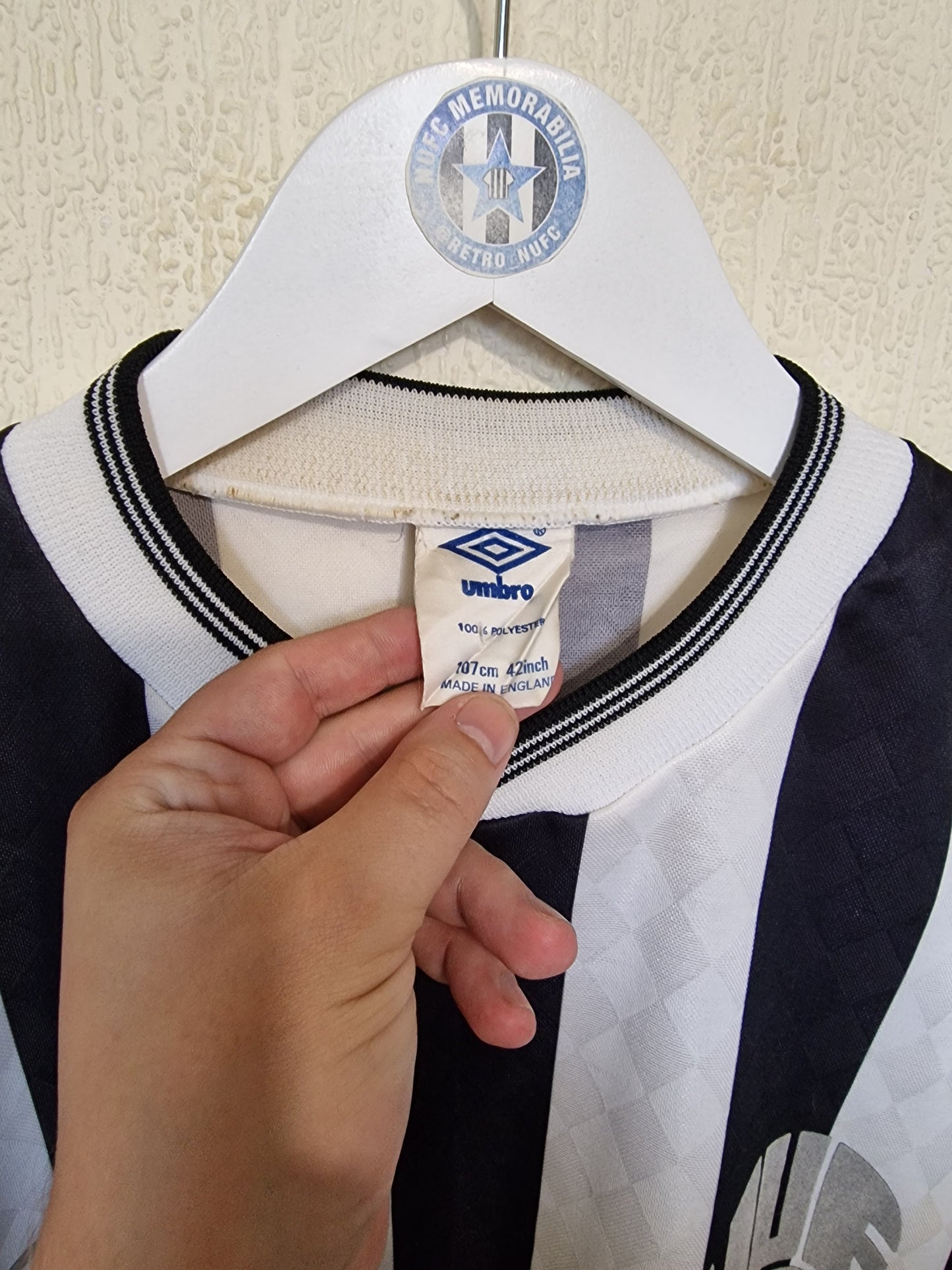 Newcastle United 1983/87 home shirt - XL