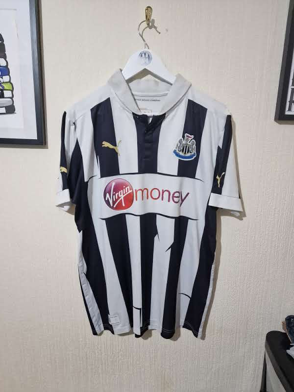 Newcastle United 2012/13 home shirt #4 CABAYE - Large