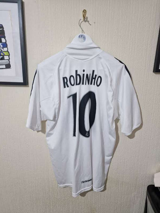 Real Madrid 2005/06 home shirt #10 ROBINHO - XL