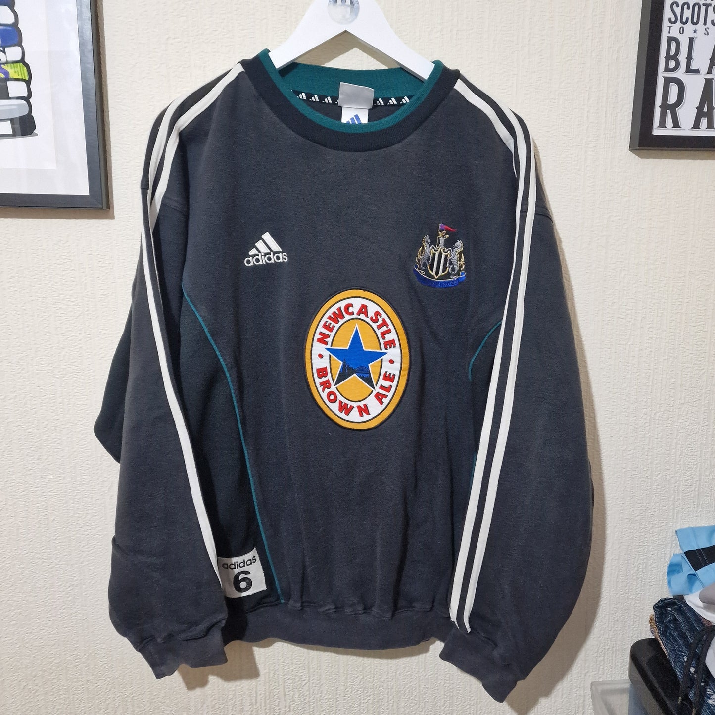 Newcastle United player worn 1999/00 sweatshirt - XL