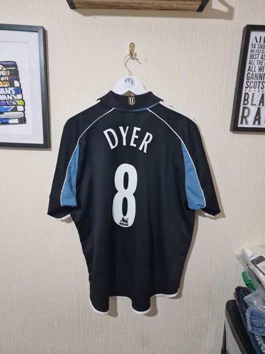 Newcastle United 2000/01 away shirt #8 DYER - XL