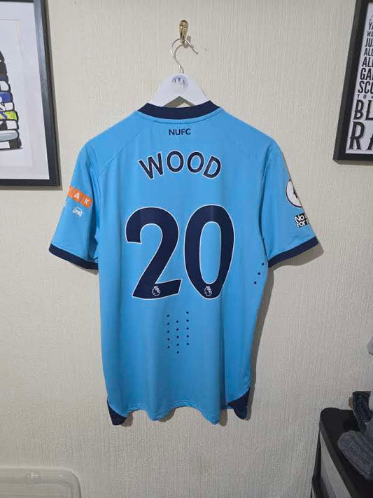 Newcastle United 2022/23 Chris wood match issued/worn away shirt