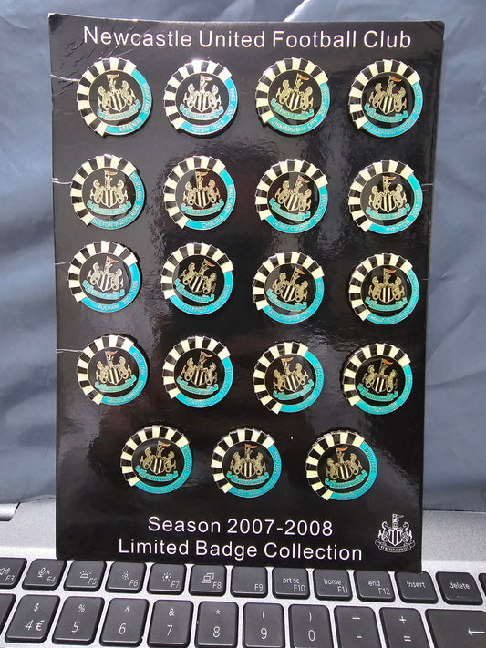 Full set on card 2007/08 match badges