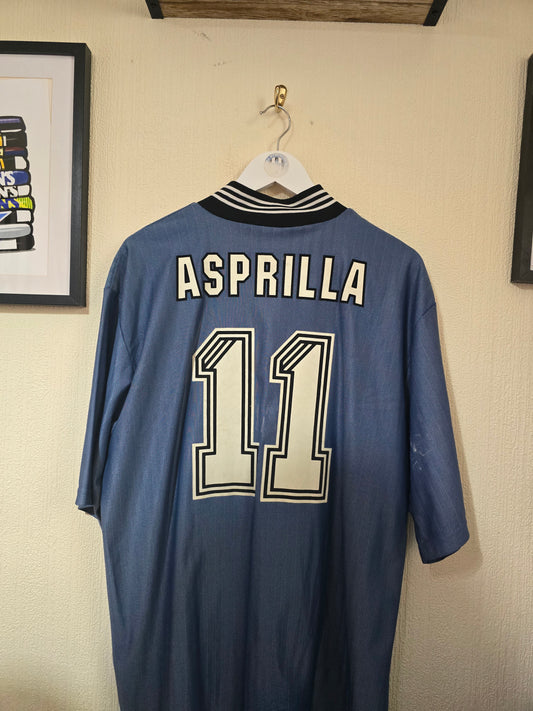 Newcastle United 1996/97 Away Shirt #11 ASPRILLA - XL
