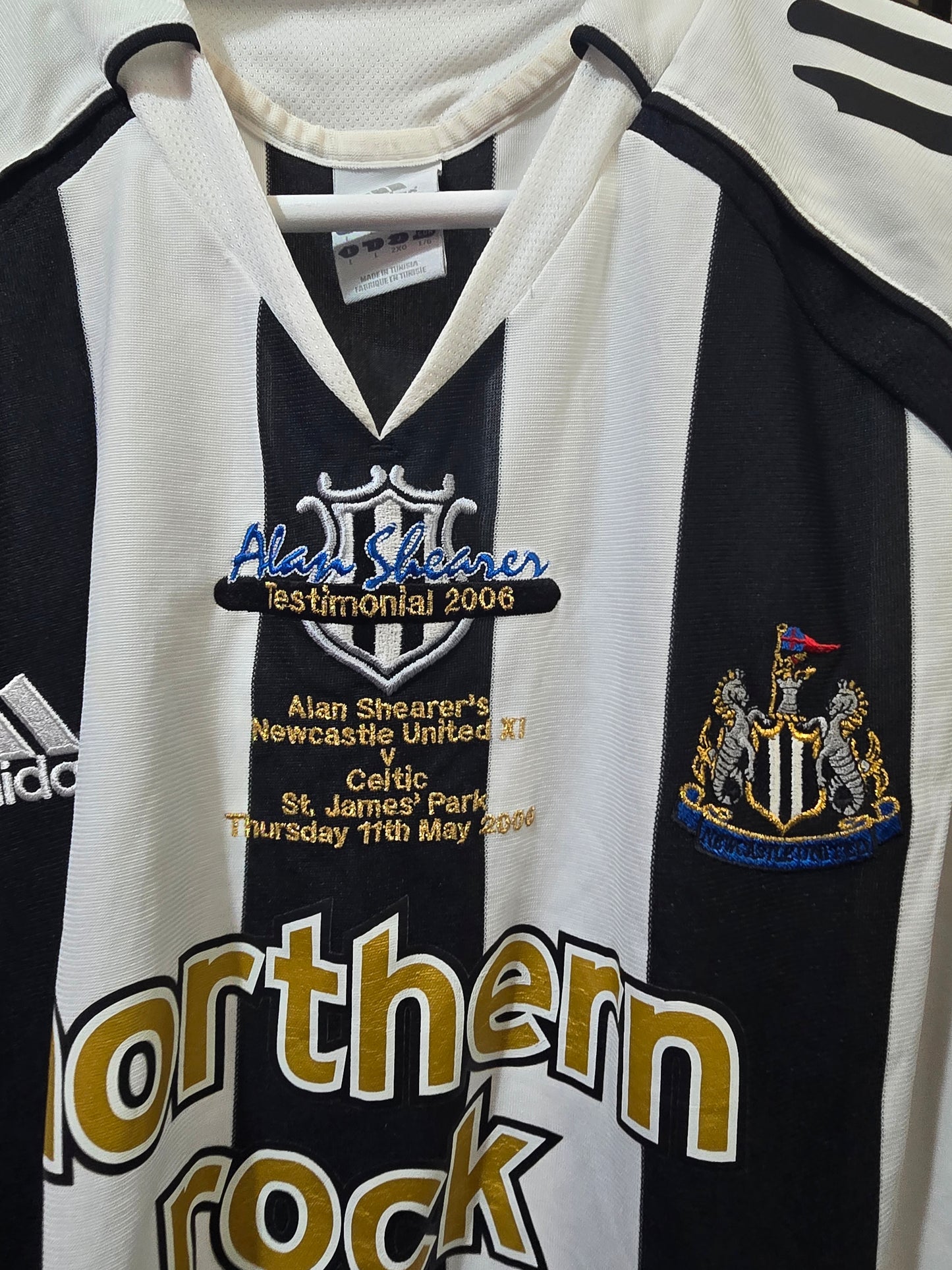Newcastle United 2005/06 Alan Shearer testimonial shirt - Large