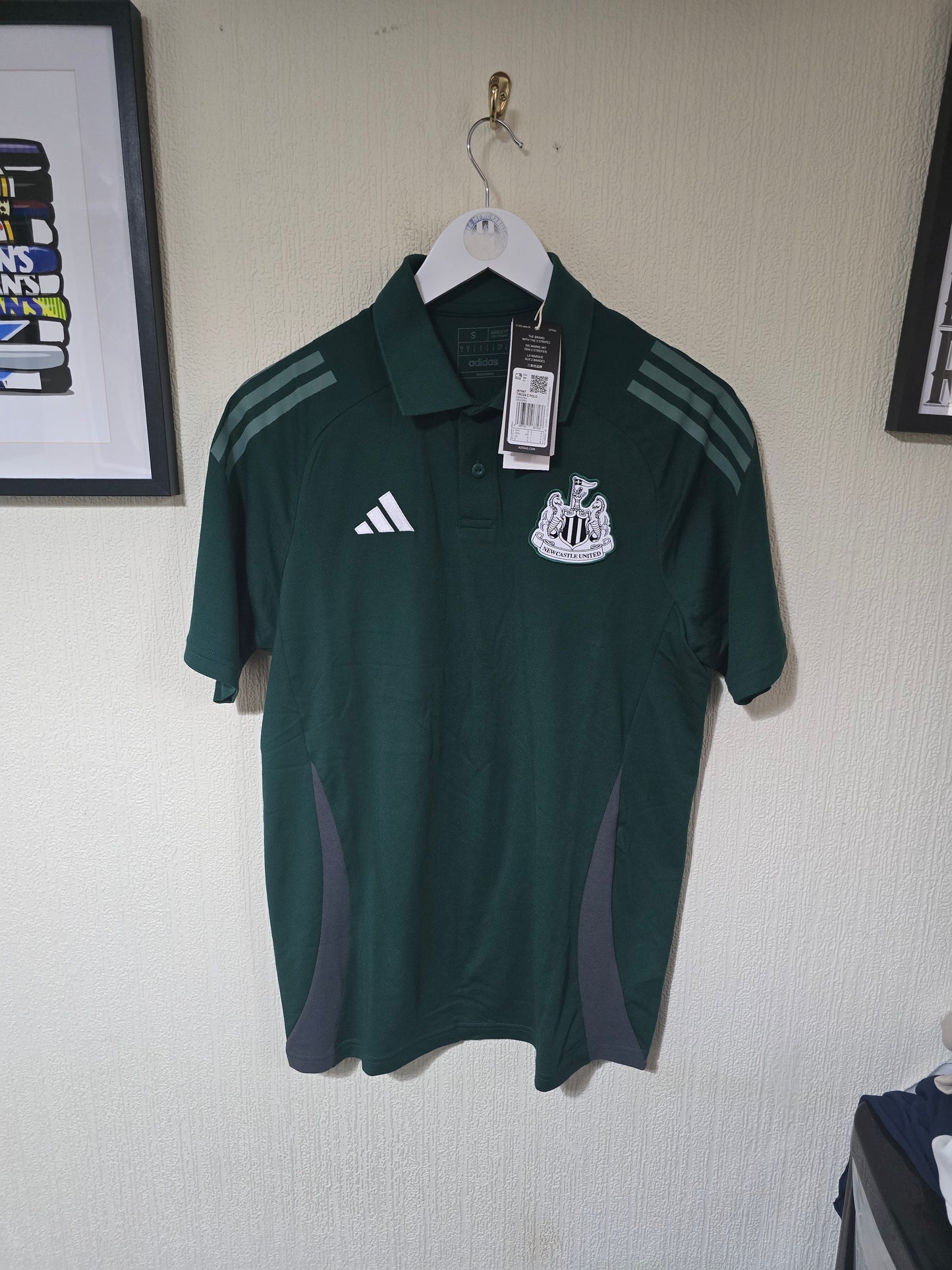 Newcastle United 2024 25 Polo Shirt BNWT Small RetroNUFC